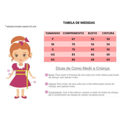 Vestido Infantil Isabela Encanto Festas Princesas