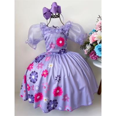 Vestido Infantil Isabela Encanto Festas Princesas