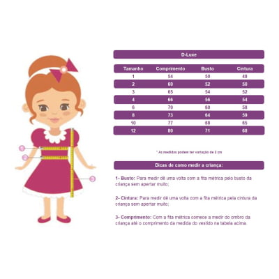 Vestido Infantil Maria Clara e JP Rosa Pink Coração Luxo