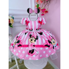 Vestido Infantil Tay Day Sereia Luxo Festa Princesa - Rosa Charmosa Atacado