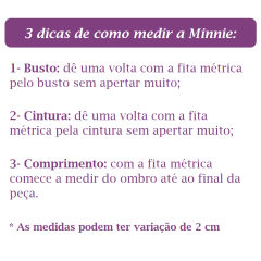 Vestido Infantil Minnie Rosa Cinto de Pérolas Princesas Bolinhas