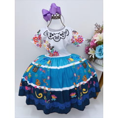 Vestido Infantil Mirabel Encanto Princesas