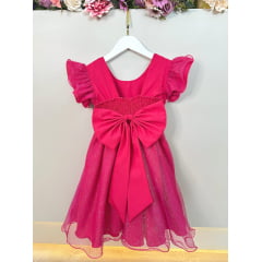 Vestido Infantil Patrulha Canina Sky Pink Festas