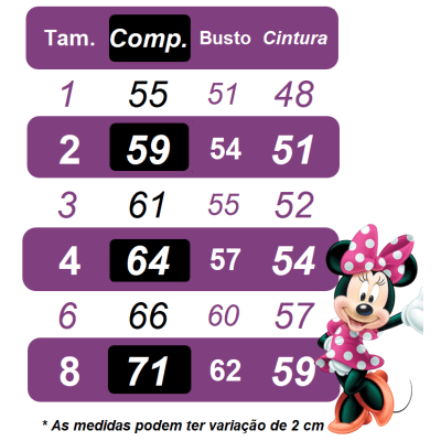 Vestido Infantil Preto da Minnie Saia C/ Glitter e Led Festas