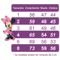 Vestido Infantil Rosa Minnie C/ Laço e Busto Strass Luxo