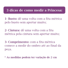 Vestido Infantil Rosa Princesas da Disney C/ Cinto Pérolas