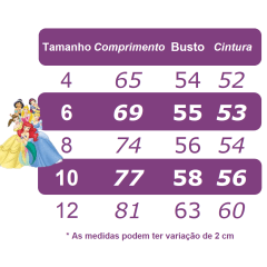 Vestido Infantil Rosa Princesas Disney Com Pérolas e Laço