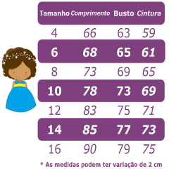 Vestido Infantil Unicórnio Arco Iris Azul C/ Cinto Festa