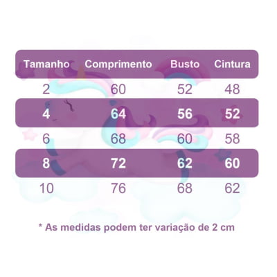 Vestido Infantil Unicórnio Rosa Acompanha a Tiara