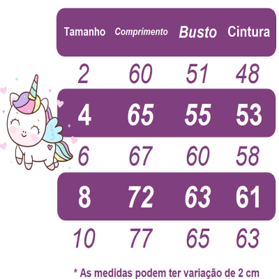 Vestido Infantil Unicórnio Rosa e Acompanha a Tiara Luxo