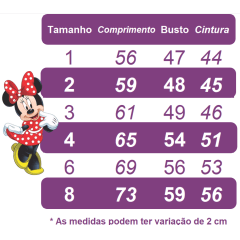 Vestido Infantil Vermelho Minnie C/ Laço e Busto Strass Luxo