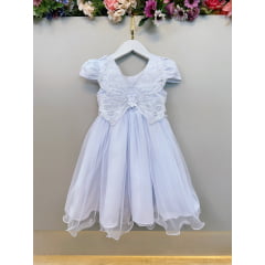Vestido Infantil Branco Jardim Encantado Festa C/ Renda Luxo