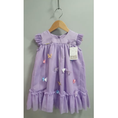 Vestido Infantil Lilás Jardim Encantado Luxo Festa Vestido Infantil Lilás Jardim Encantado Luxo Festa