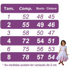 Vestido Infantil Rosa Jardim Encantado C/ Renda Daminhas