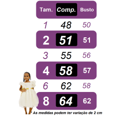 Vestido Infantil Trapézio Vermelho Festas