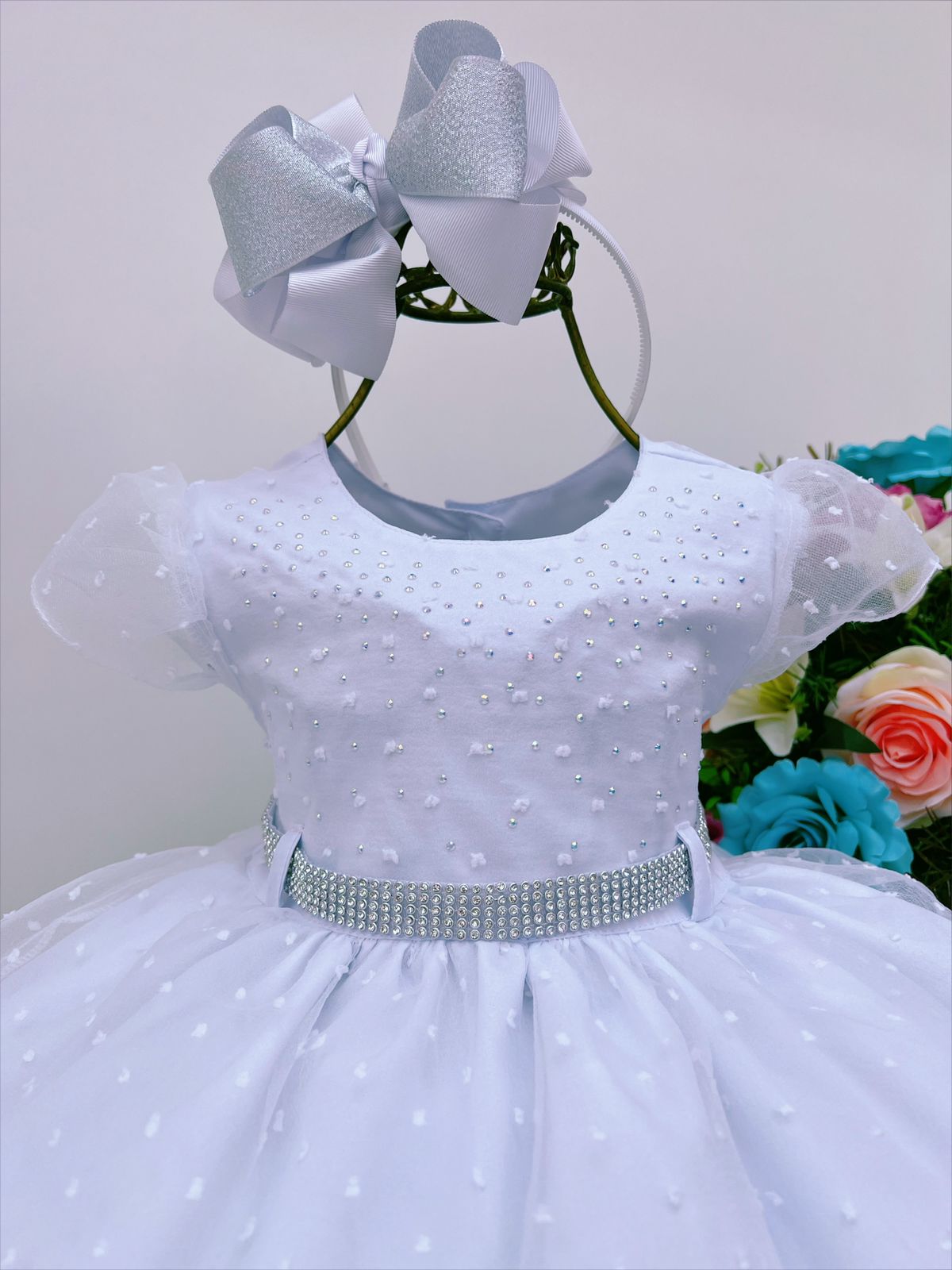 vestido infantil menina princesa de crochê