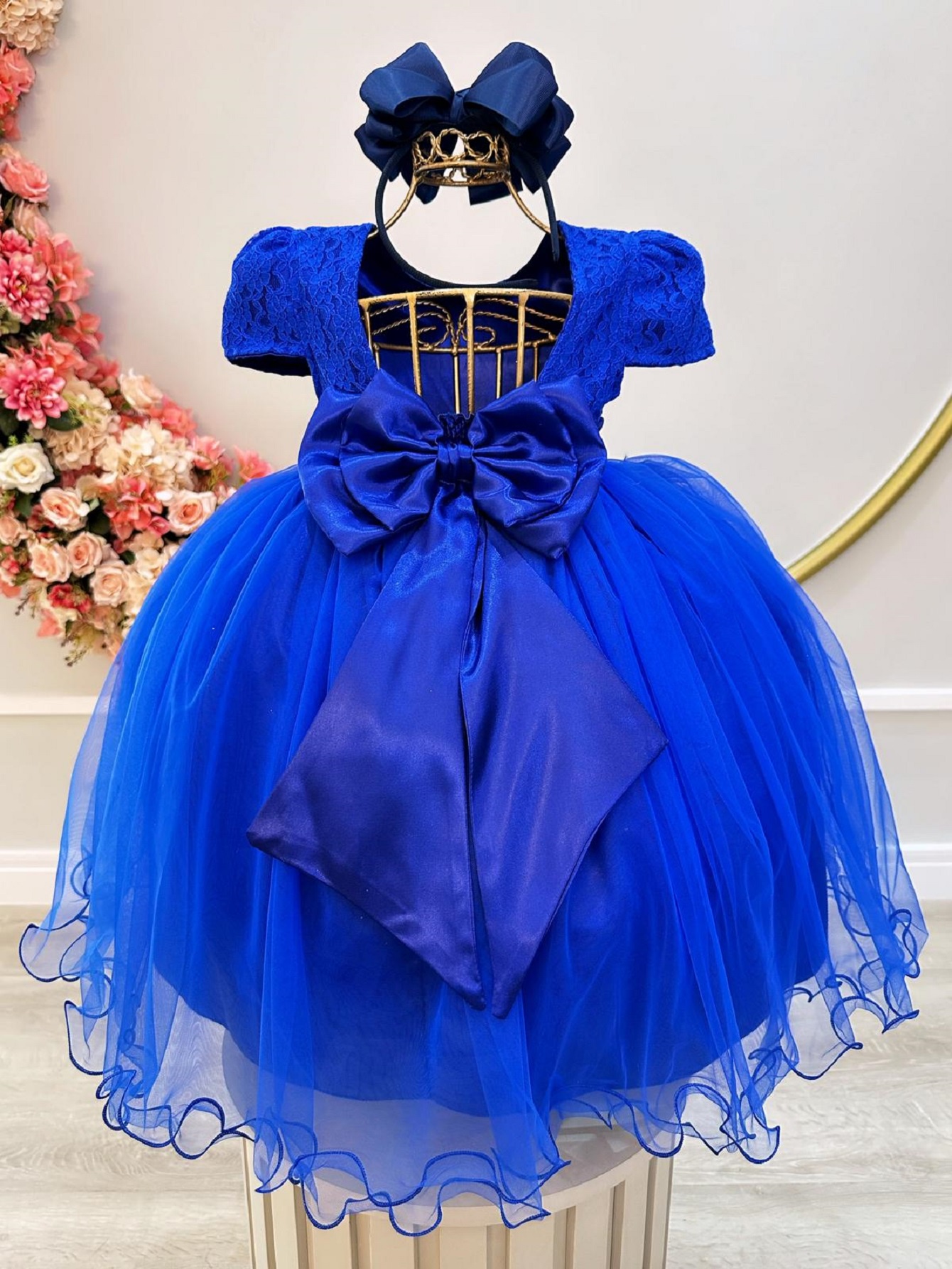 bebe royal blue dress Baby Girls Royal Blue dress/Infants Formal Wear  Little N Kute Boutique