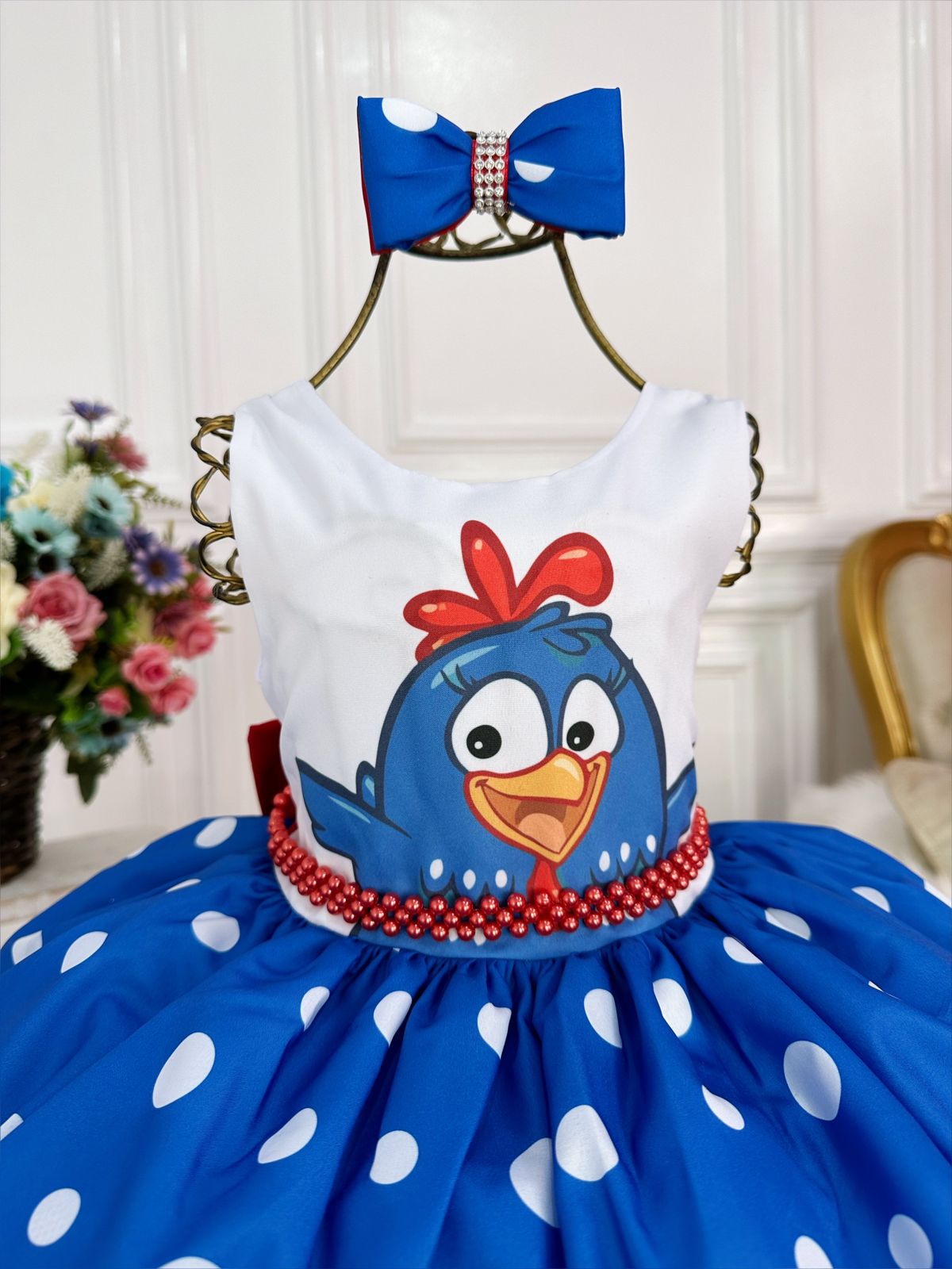 Vestido para festa galinha 2024 pintadinha