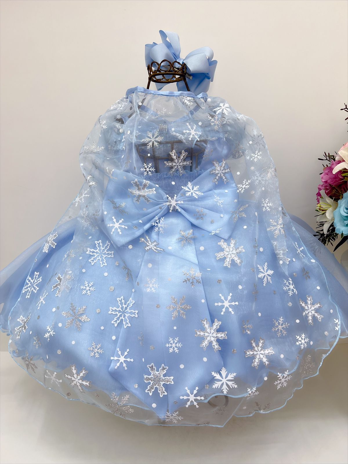 Vestido Tematico Frozen(n acompanha laco) - DG Baby Kids - Artigos e roupas  infantis