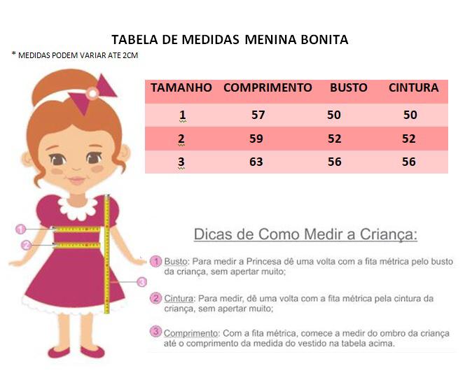 Vestido Infantil Princesa Rosa 2