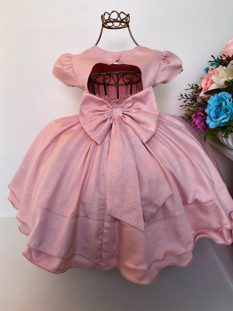 Vestido Infantil Princesa Sofia Lilás Cinto de Strass Luxo - Rosa Charmosa  Atacado