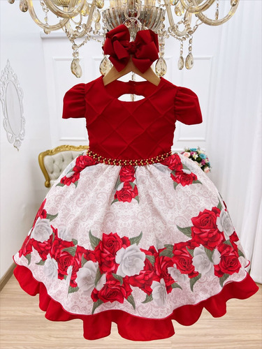 Vestido Marsala Princesa