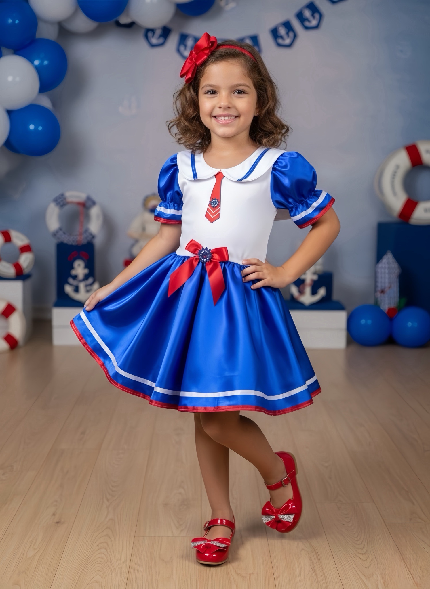 Fantasia Infantil da Marinheira Pop Festas