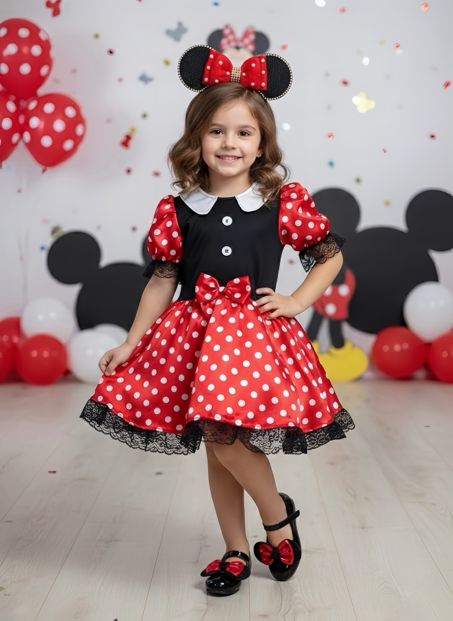 Fantasia Infantil da Minnie Festas