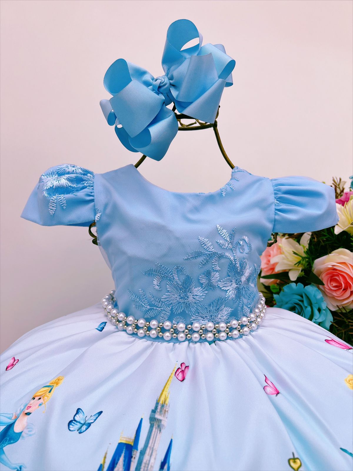 Vestido Cinderela Infantil Luxo em Promoção na Americanas