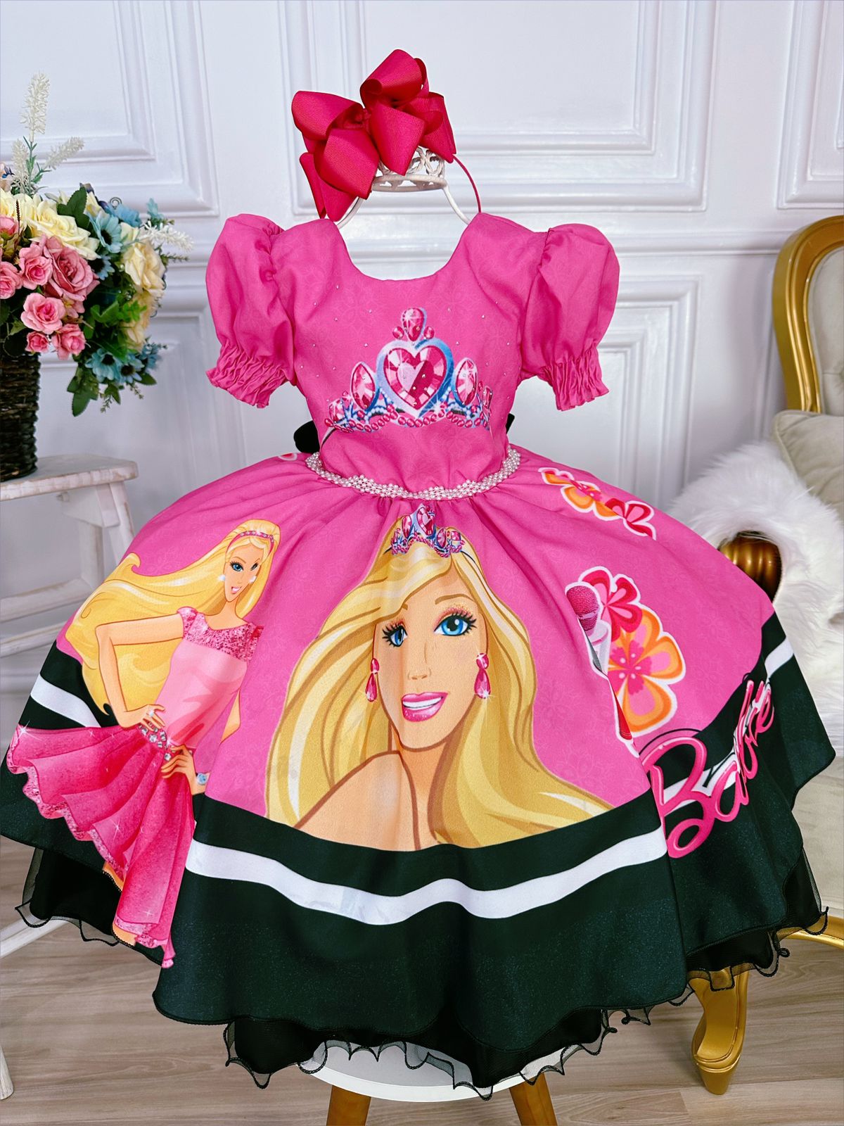 Vestido Barbie Infantil Temático