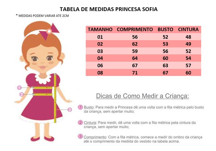 Vestido Infantil Lilás Princesa Sofia Rapunzel Com Capa Brilho Cinto de  Pérolas - Rosa Charmosa Atacado